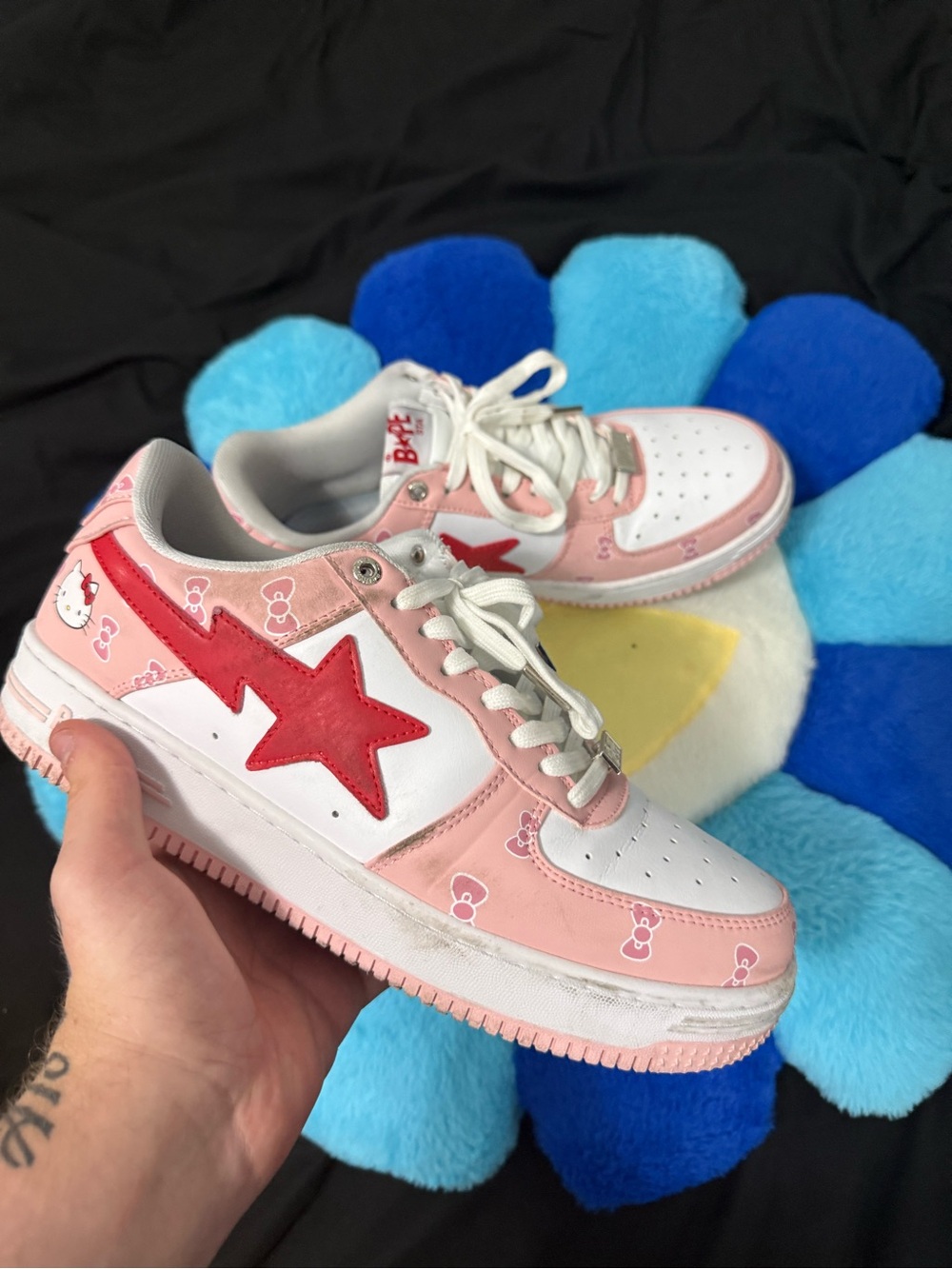 Hello kitty bapesta size 12 us men